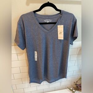 Beverly Hills Polo Club Heather Blue Tee